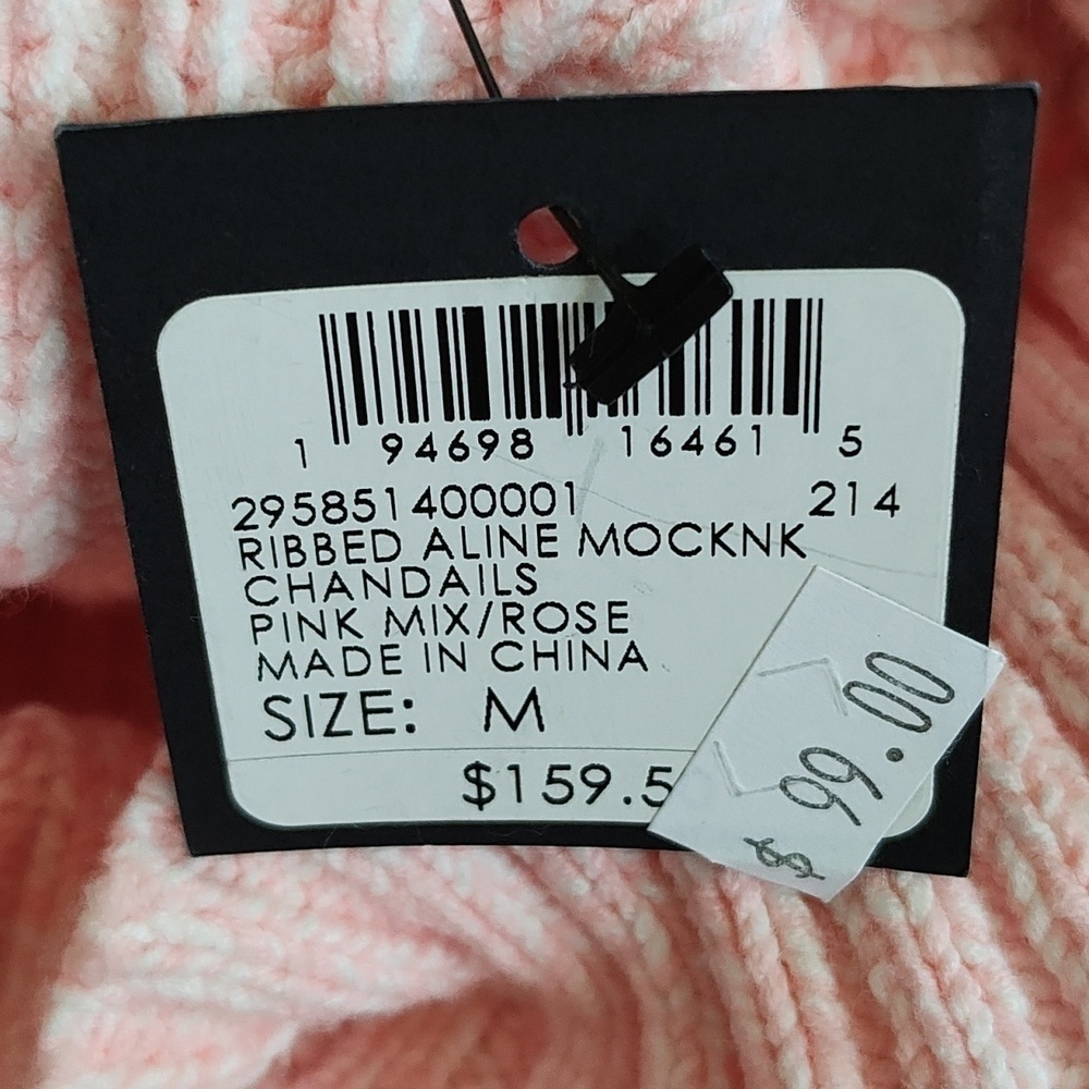 New Club Monaco Pink Crop Sweater Size M - Picture 11 of 13